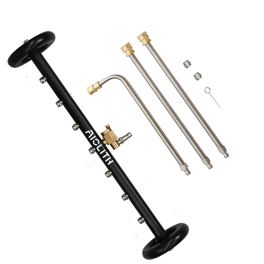 Versatile 20-inch dual handle surface cleaner for heavy-duty cleaning jobs