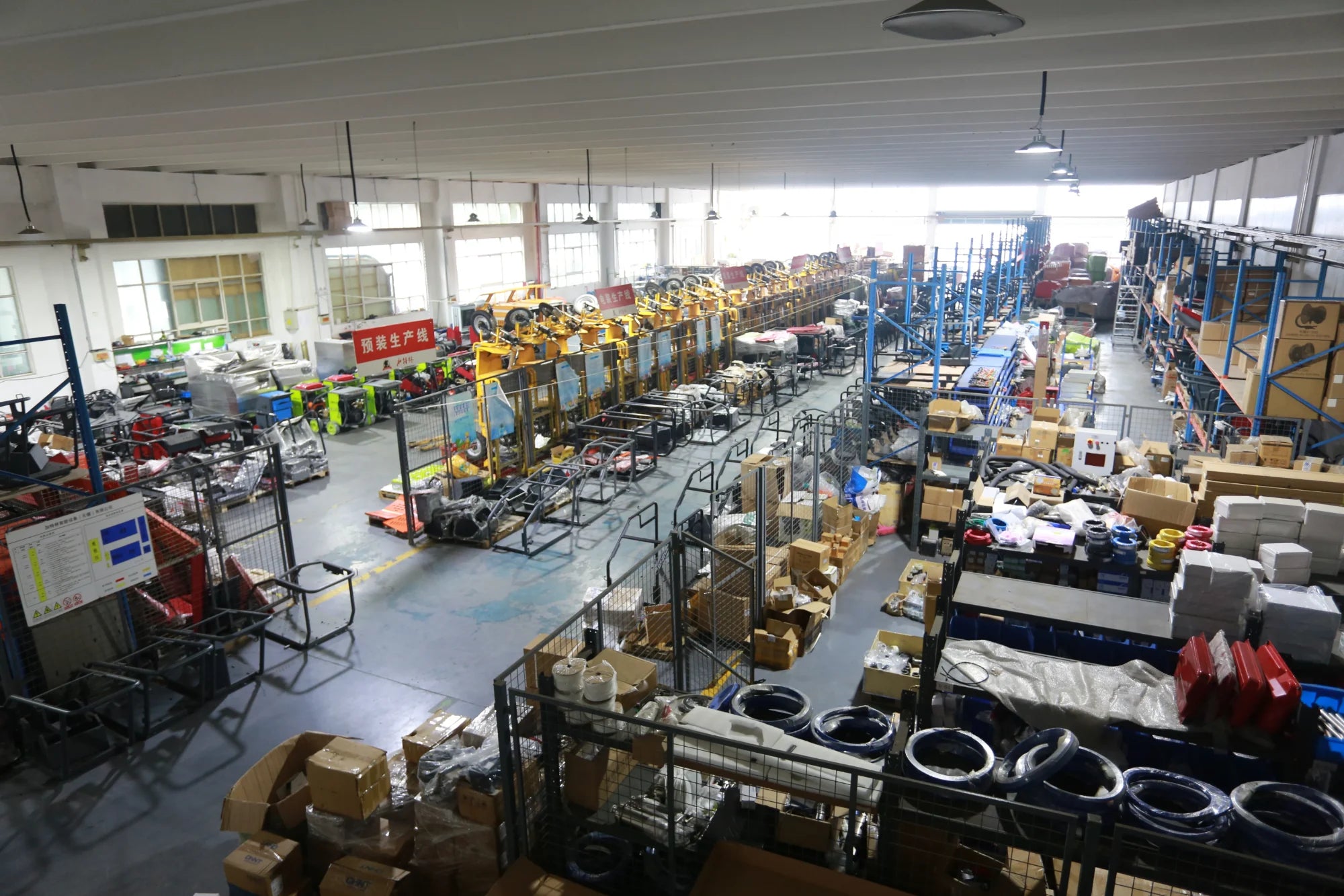 high-pressure washers assembly process